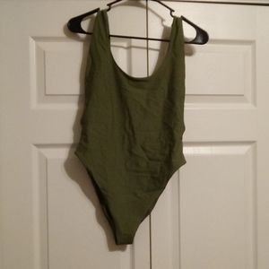 Olive One Piece Swimsuit